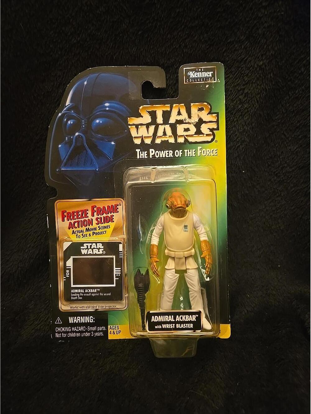Star Wars The Power of the Force Admiral Ackbar Action Figure with Freeze Frame